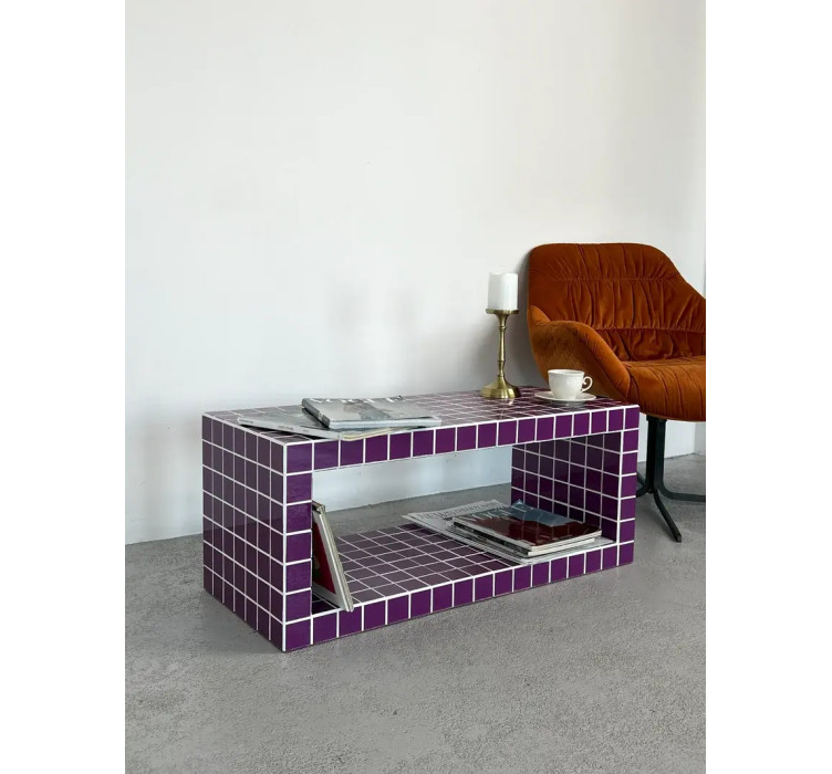 Столик для телевізора Cube Flat TV Table 95/40 см. Tile 5 cм5